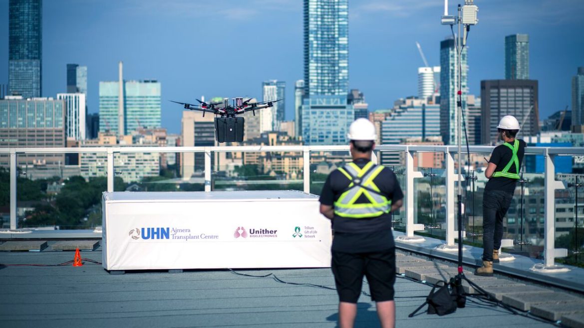 dronedeliveredlungtransplant